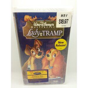 Walt Disney's Masterpiece Lady and the Tramp VHS Sealed